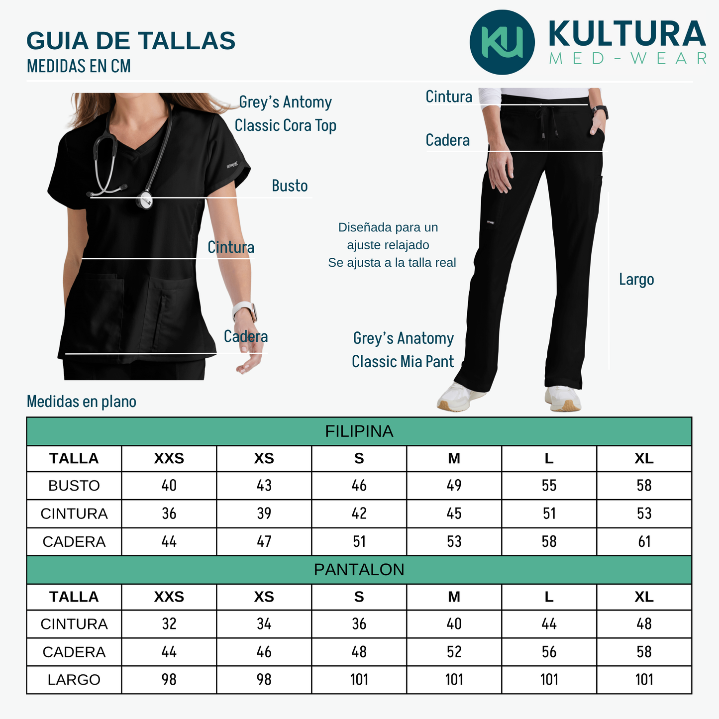 Uniforme Grey's Anatomy Classic 41423-4277