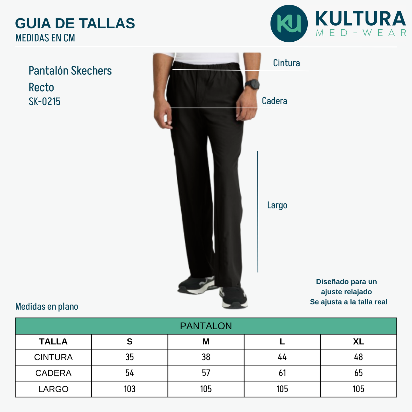 Pantalón Skechers Recto Sk-0215