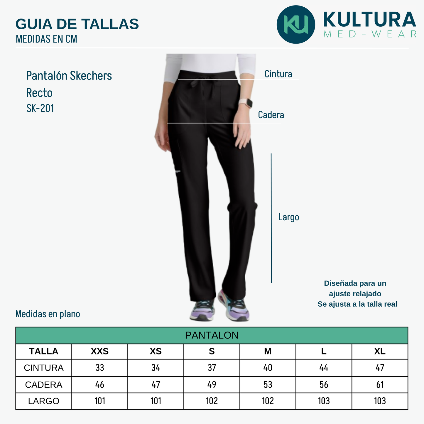 Pantalón Skechers Recto Sk-201