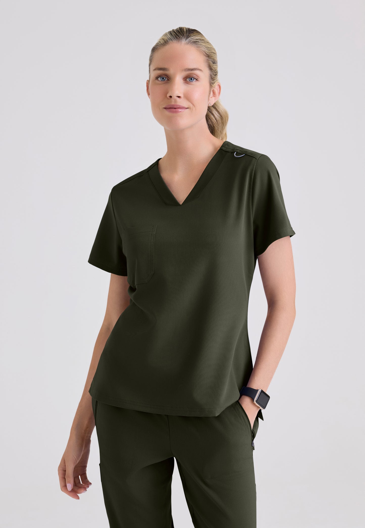 Uniforme Grey's Anatomy Spandex Stretch Bree tuck in top