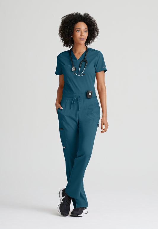 Uniforme Grey's Anatomy Spandex Stretch Bree tuck in top