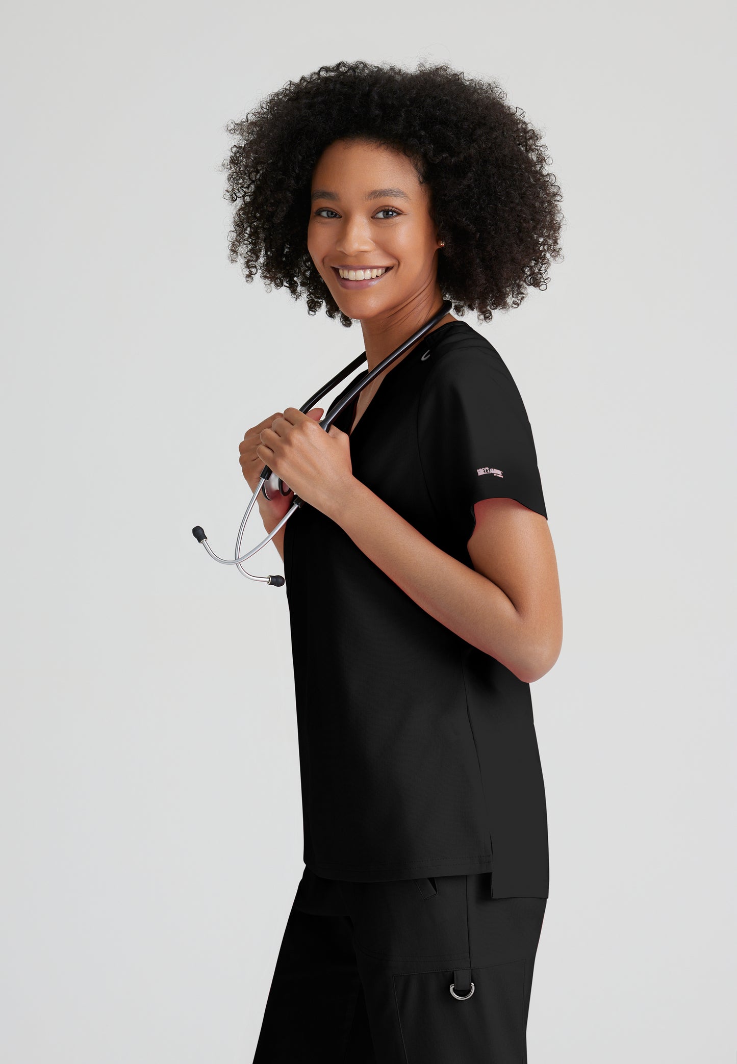 Uniforme Grey's Anatomy Spandex Stretch Bree tuck in top