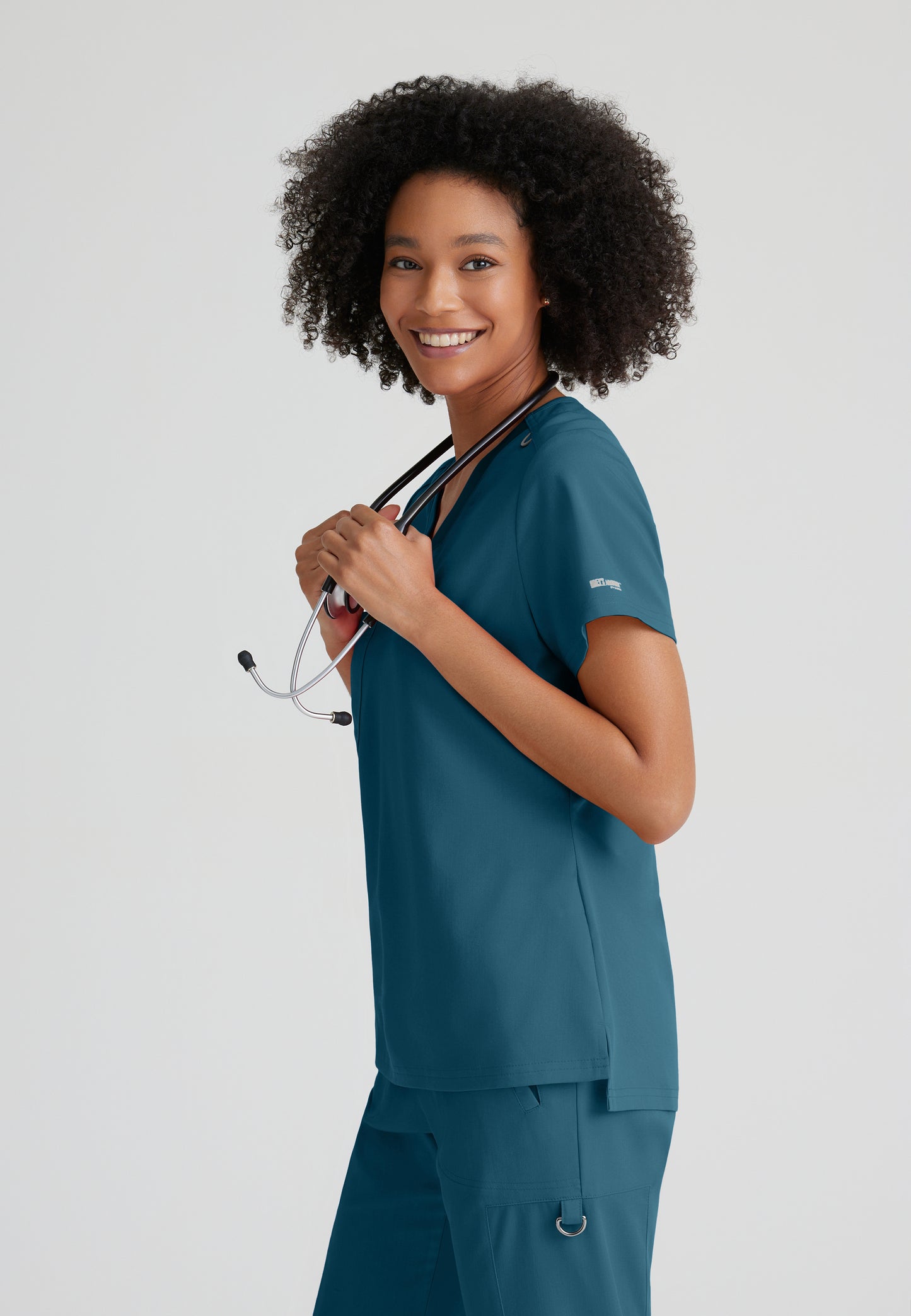 Uniforme Grey's Anatomy Spandex Stretch Bree tuck in top